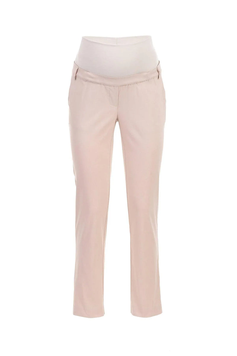 ELWOOD | Pantaloni Premaman Elasticizzati Beige - Pietro Brunelli