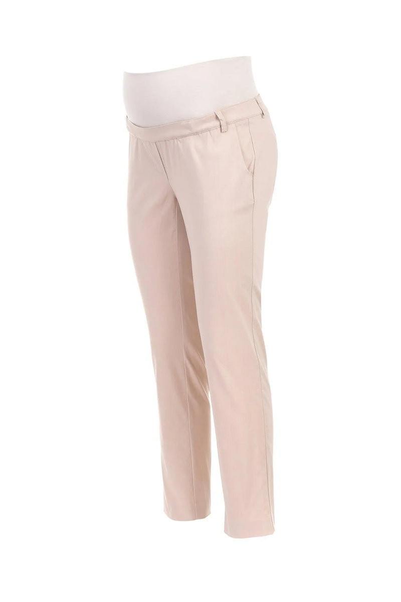 ELWOOD | Pantaloni Premaman Elasticizzati Beige - Pietro Brunelli