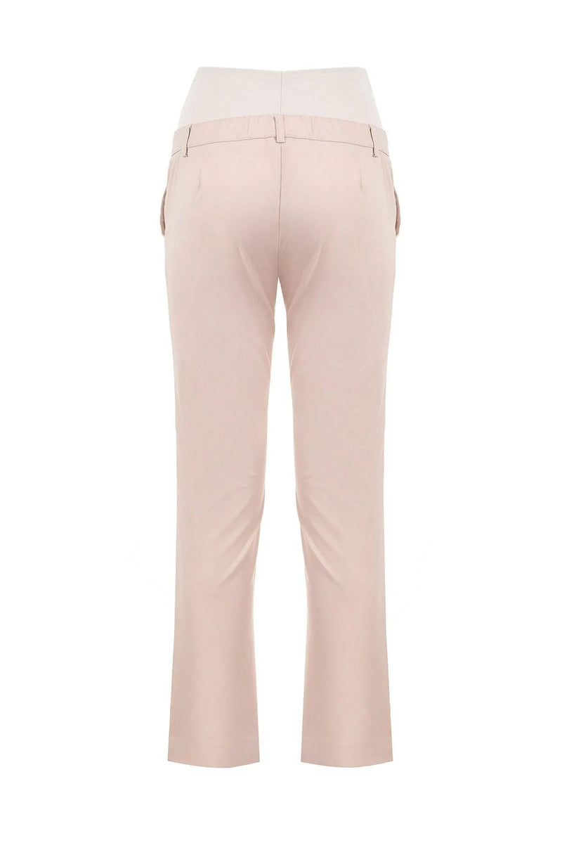 ELWOOD | Pantaloni Premaman Elasticizzati Beige - Pietro Brunelli