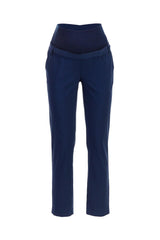 ELWOOD | Pantaloni Premaman Elasticizzati Blu - Pietro Brunelli