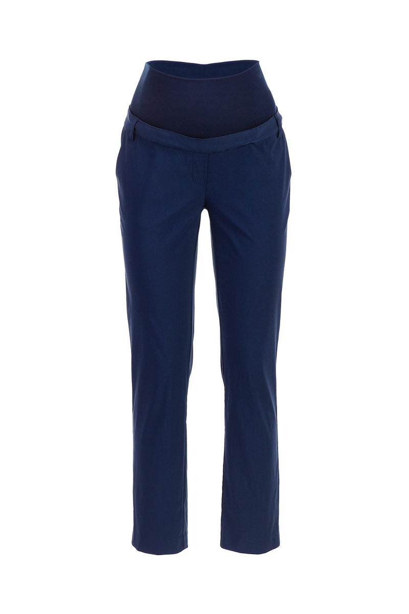 ELWOOD | Maternity Stretch Pants in Blue
