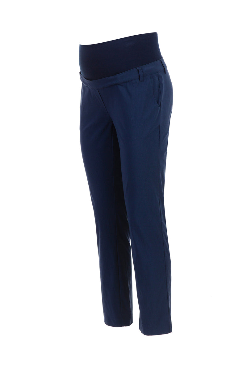 ELWOOD | Maternity Stretch Pants in Blue